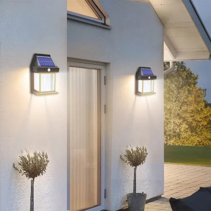 LED Solar Wall Light | Waterproof With Motion Sensor