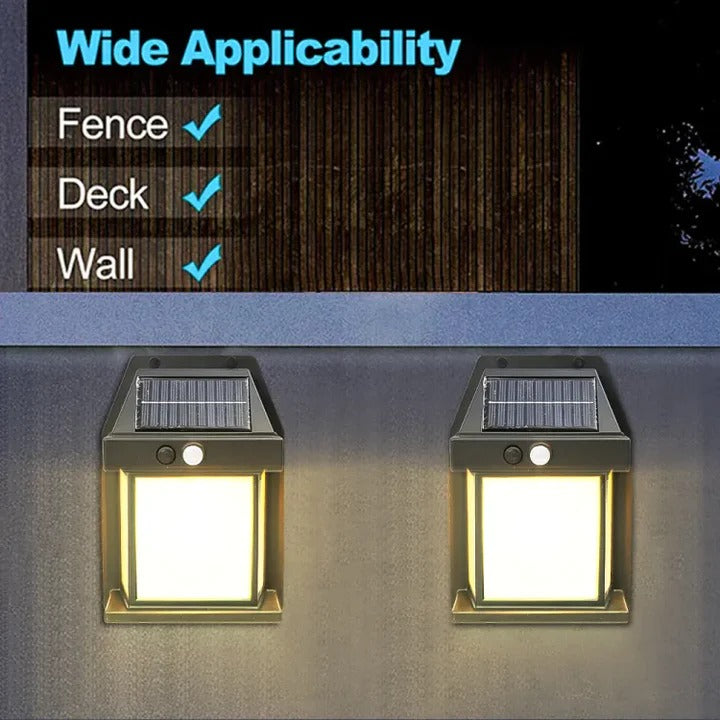 LED Solar Wall Light | Waterproof With Motion Sensor